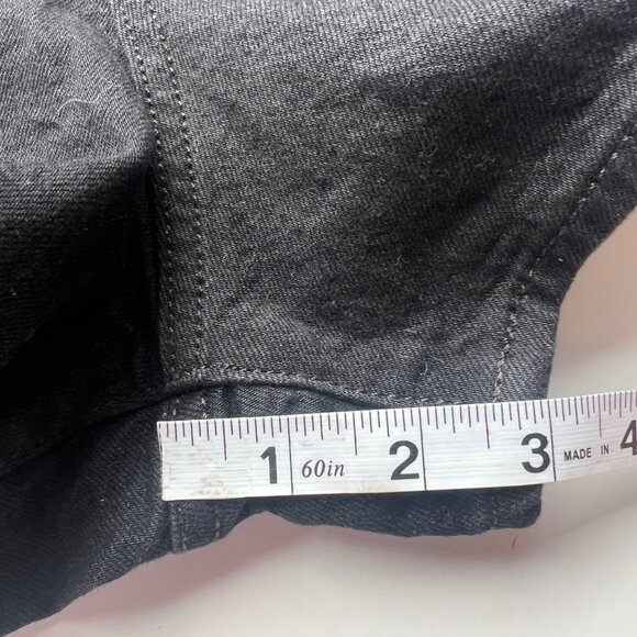 Universal Thread Shorts Womens 14 Black No-Fade Cotton Mid Rise Stretch Denim - Picture 8 of 9